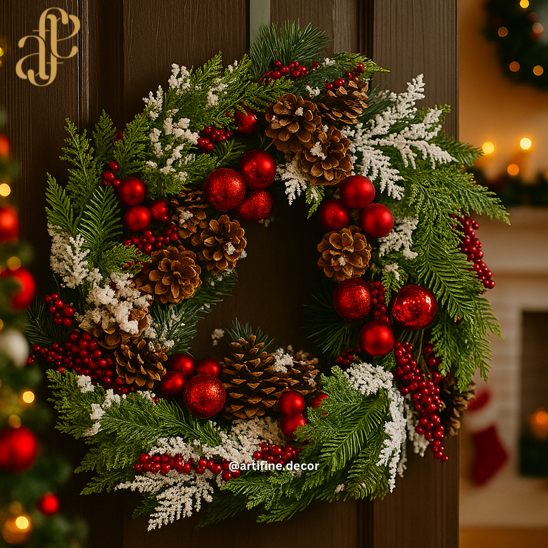 Natural Pine Christmas Wreath