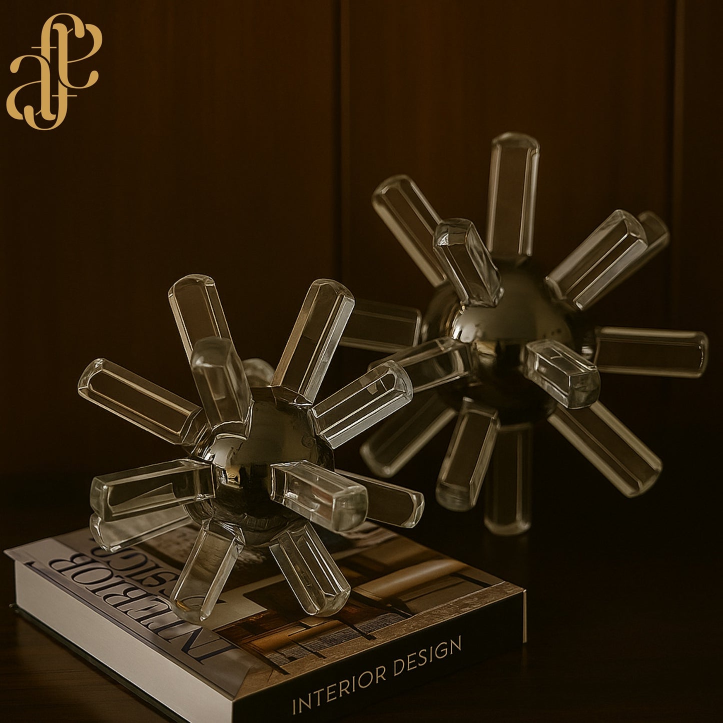 Atomic Crystal Decor Sculpture