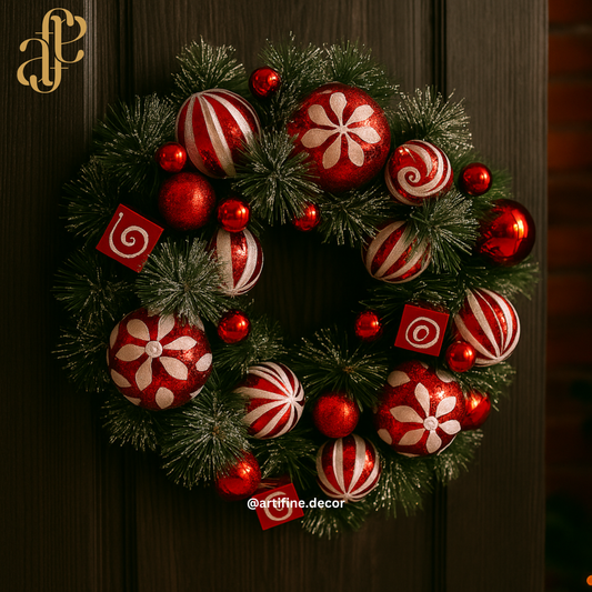 Christmas Door Wreath 🎄