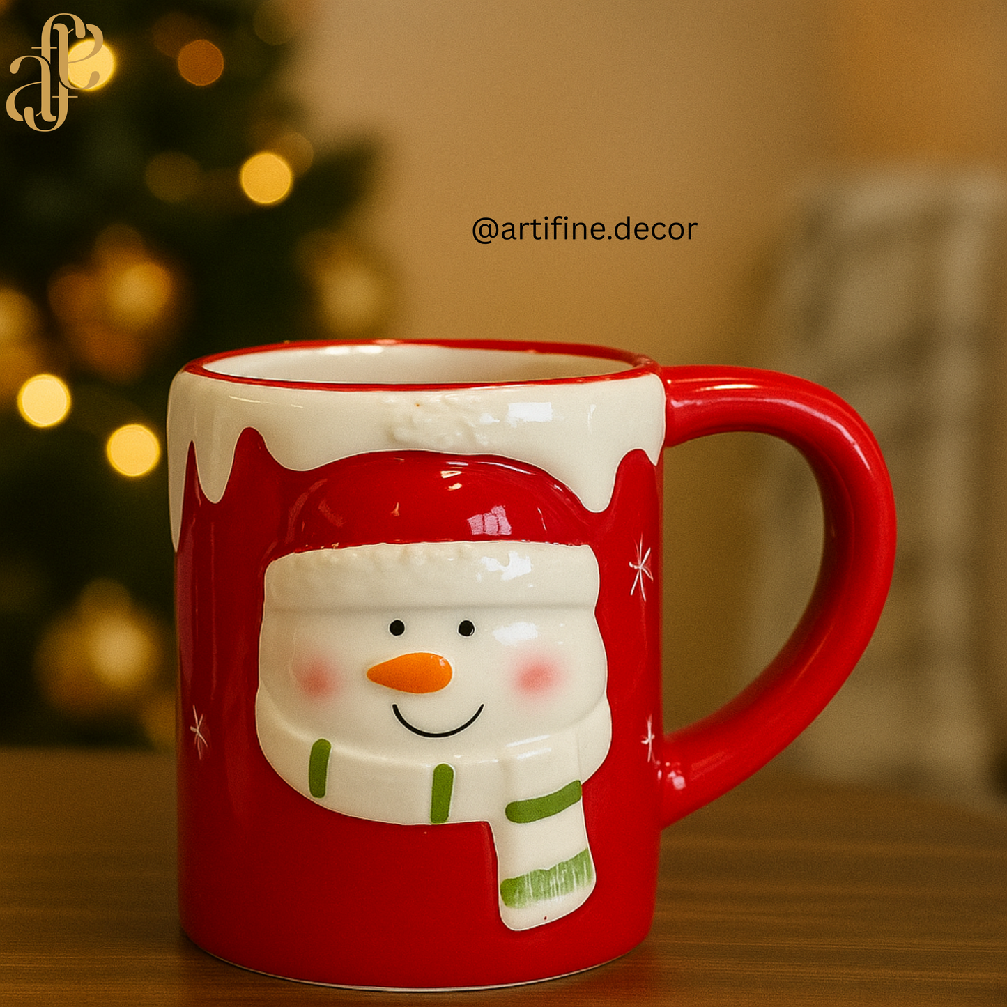 🎄 Snowman Christmas Mug – Festive Cheer in Every Sip! 🎁