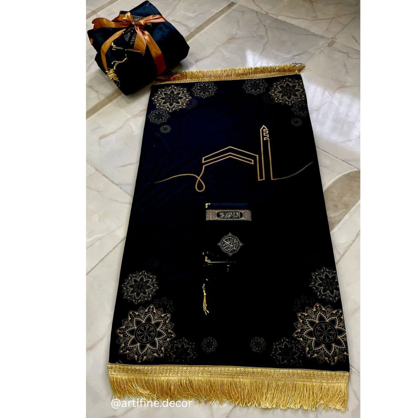 Sponge-Padded Prayer Mat – سجادة صلاة مبطنة