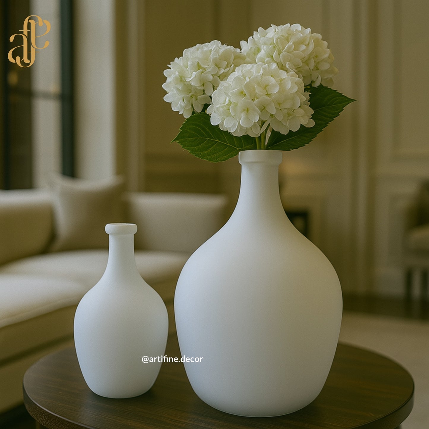 Matte Vase Set – Minimalist Elegance