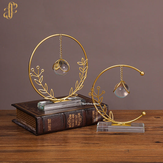 Golden Balance Crystal Sculpture Collection