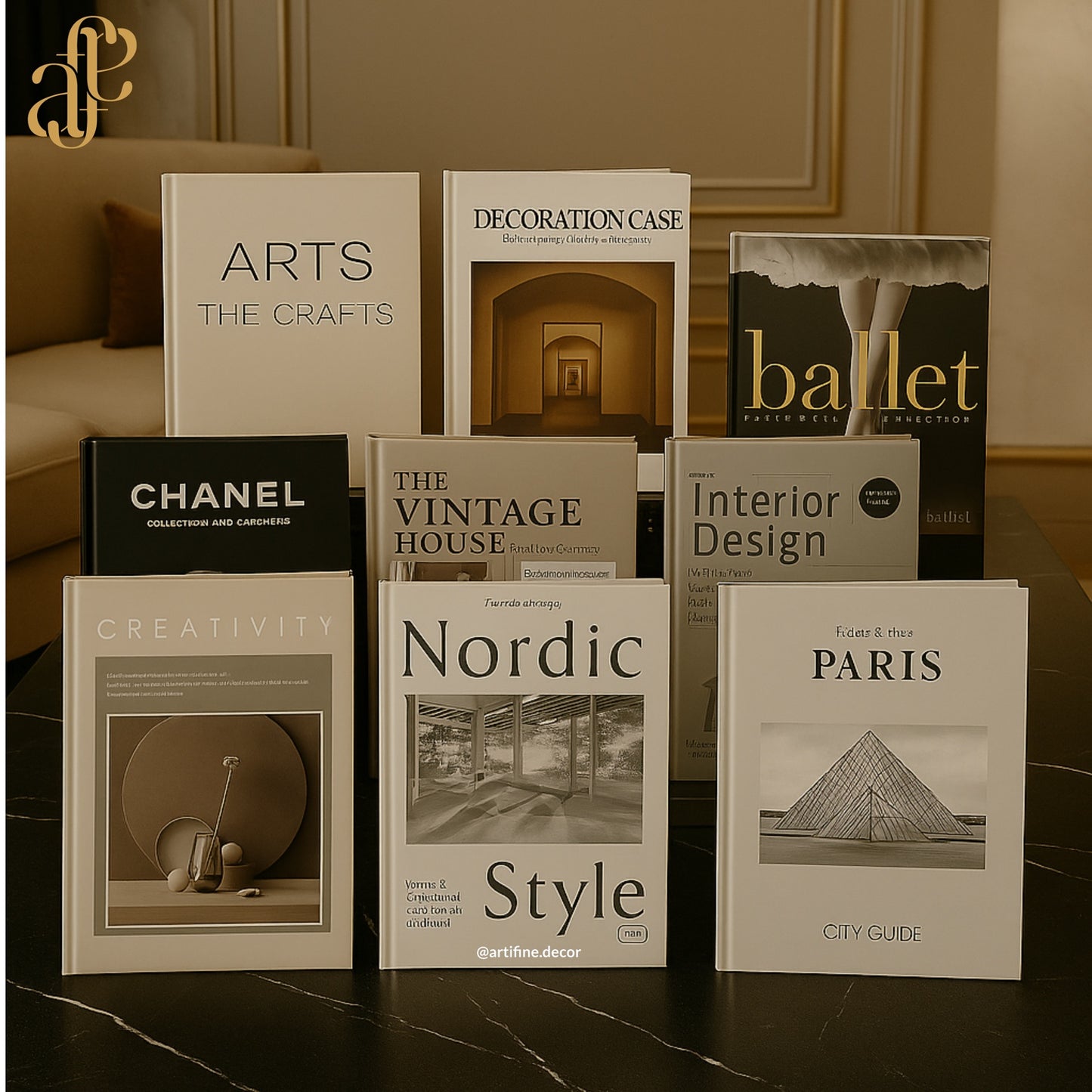 Curated Decorative Books – Printed Interiors