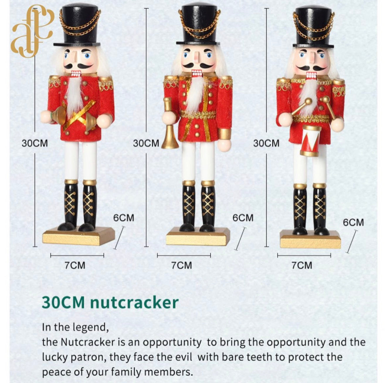 Nutcracker in Red Suede Suit