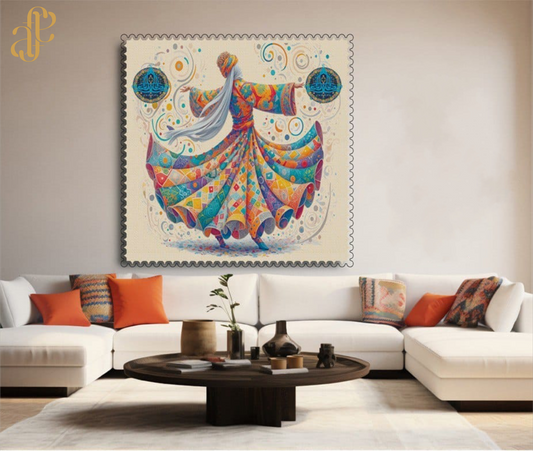 Indian Linen Table Cloth 1.5*1.5m