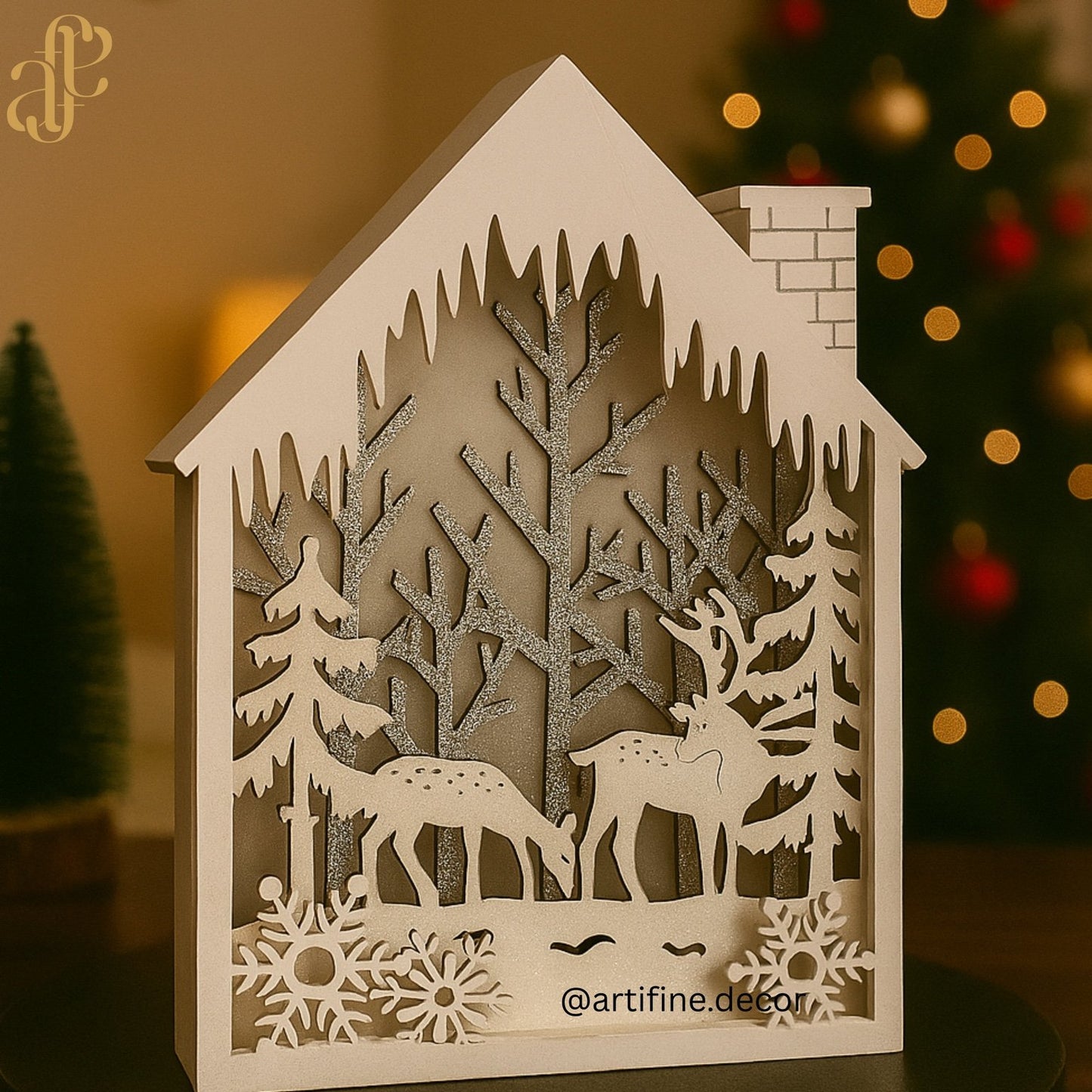 🏠 Christmas Winter House Décor – Cozy, Elegant & Festive