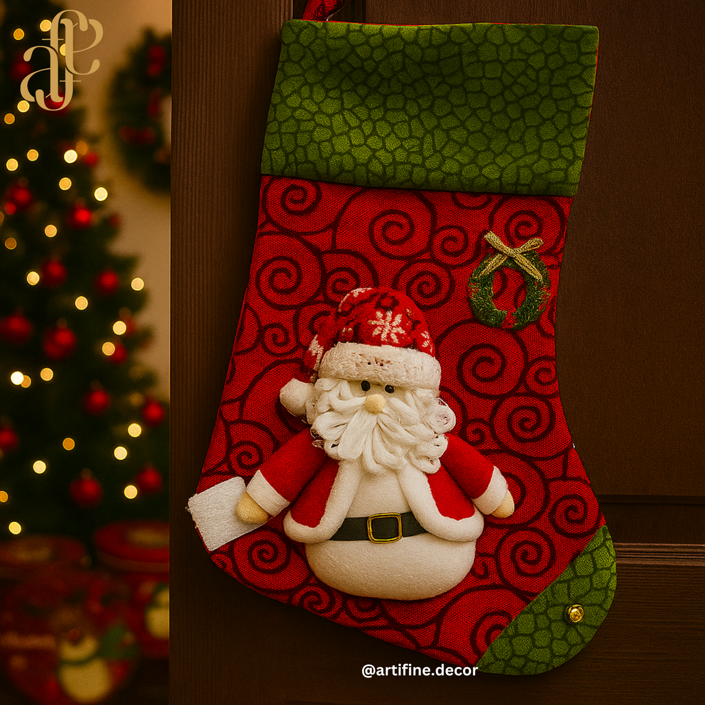 Santa Christmas Stocking! ❤️🧦