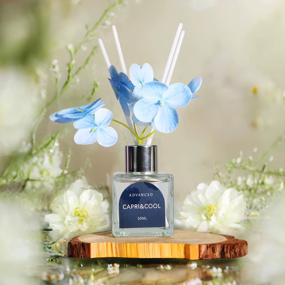 Reed Diffuser with flower bouquet