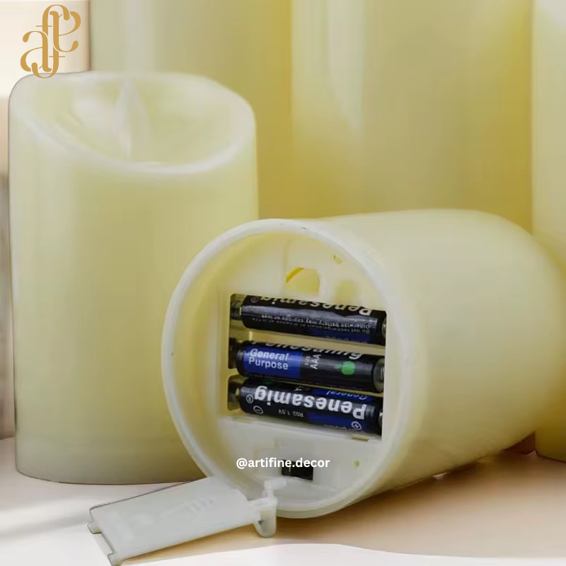 LED Candle Trio – Elegant Set
