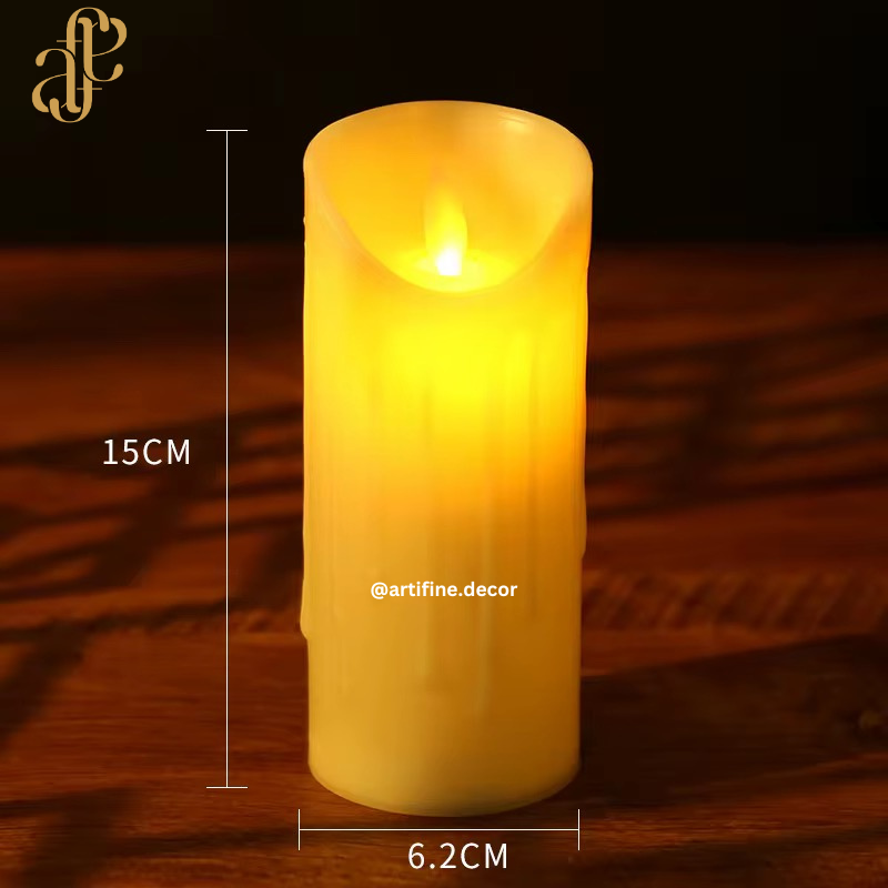 GlowLite LED Candle Set – Set of 3