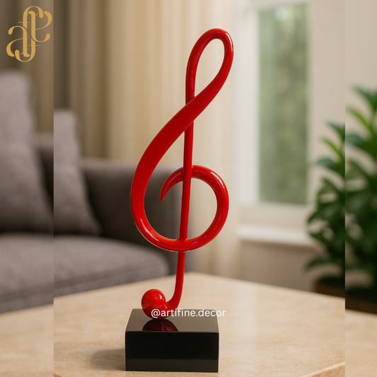 Musical Note Sculptures – Bold, Modern & Artistic