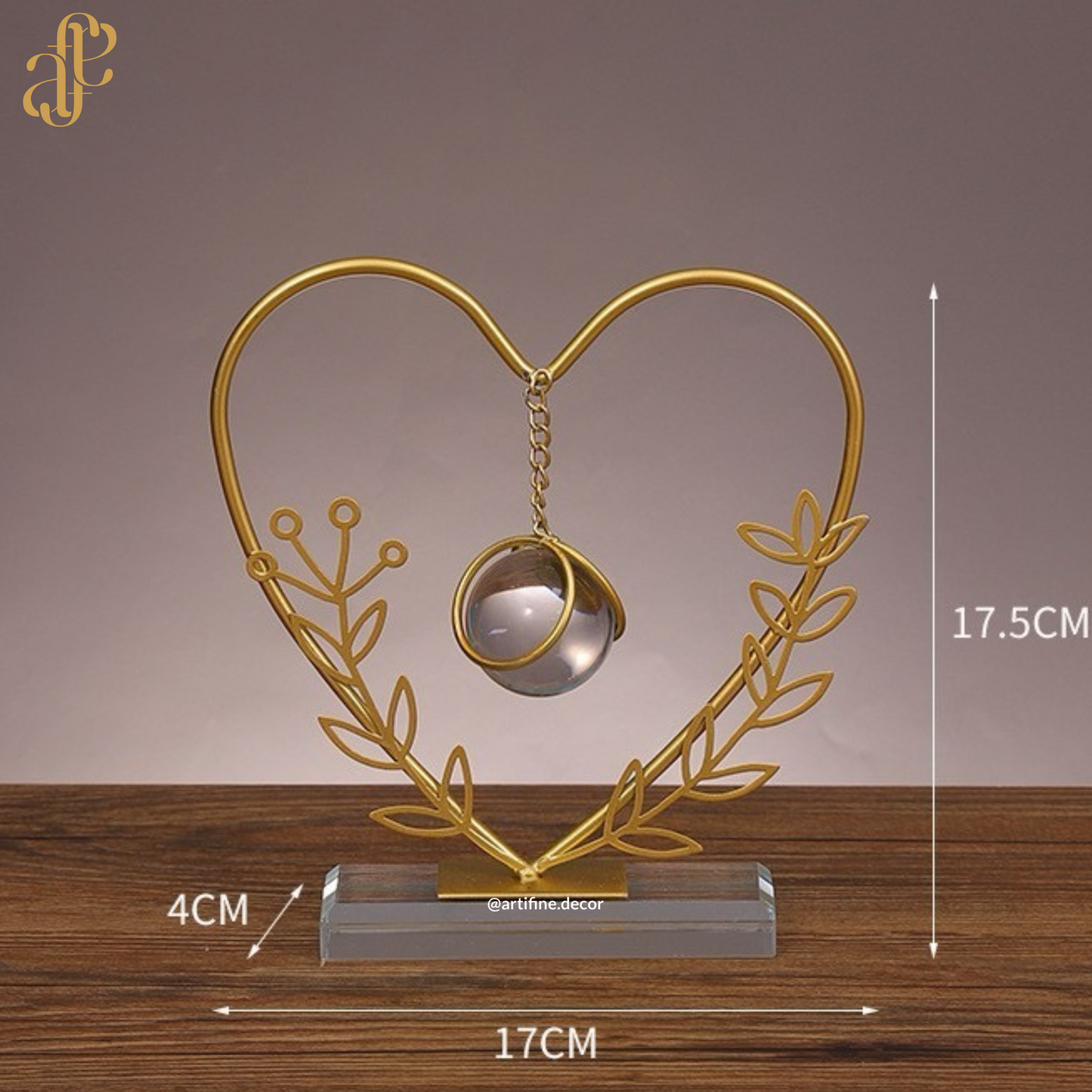 Golden Balance Crystal Sculpture Collection