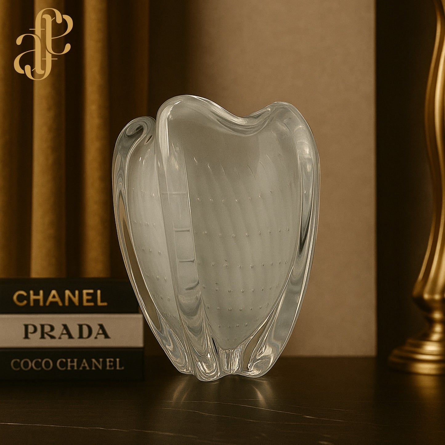 Bubble Glass Vase – Handmade Artisanal Design