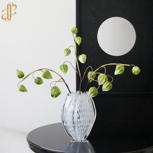 Bubble Glass Vase – Handmade Artisanal Design
