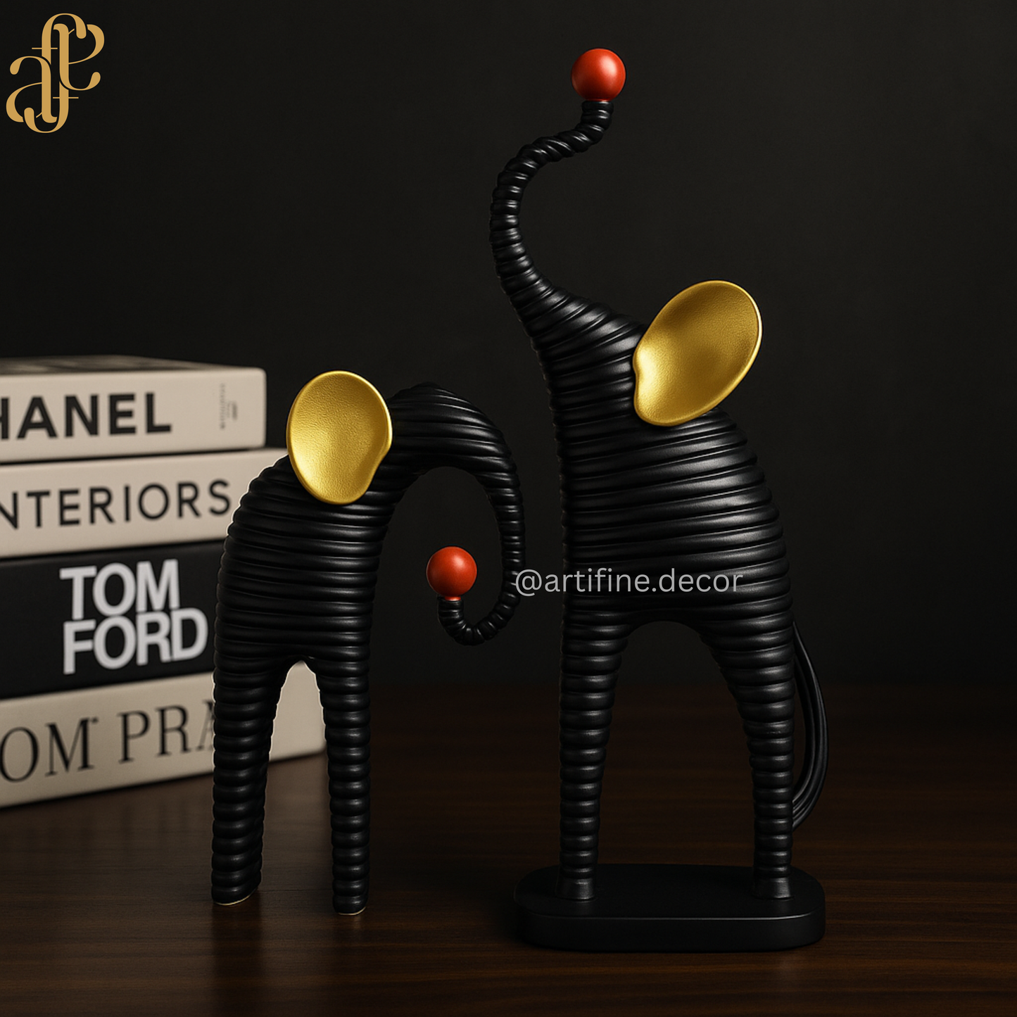 Modern Elephant Sculptures – Available in White & Black