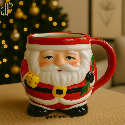 🎅 Santa Ceramic Mug – Holiday Gift Edition