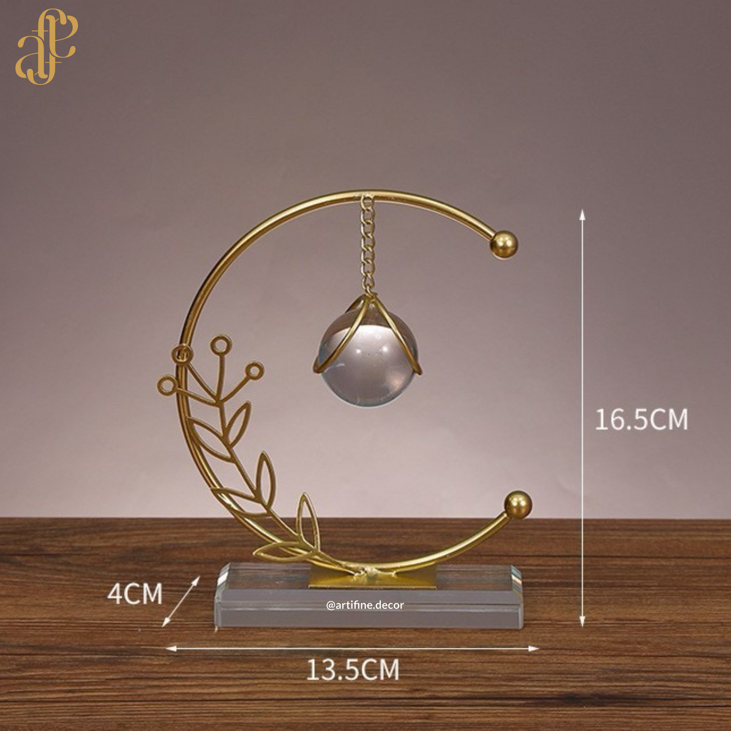 Golden Balance Crystal Sculpture Collection