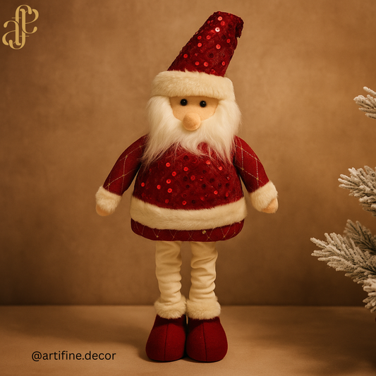🎅 Santa Claus Doll – Elegant Christmas Charm