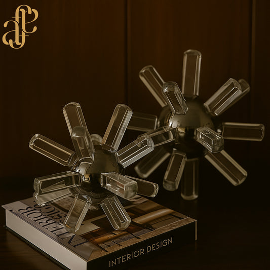 Atomic Crystal Decor Sculpture