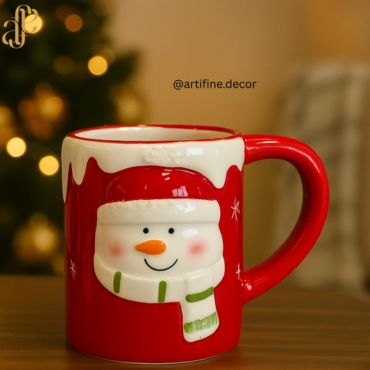 🎄 Snowman Christmas Mug – Festive Cheer in Every Sip! 🎁