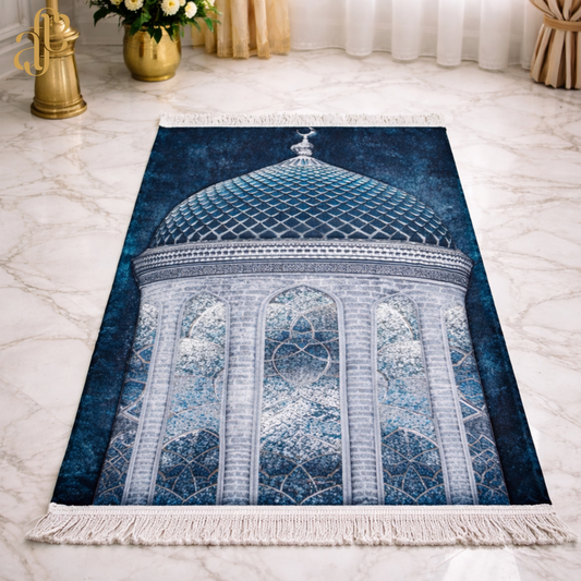 Architectural Dome Prayer Mat - سجادة صلاة مبطنة