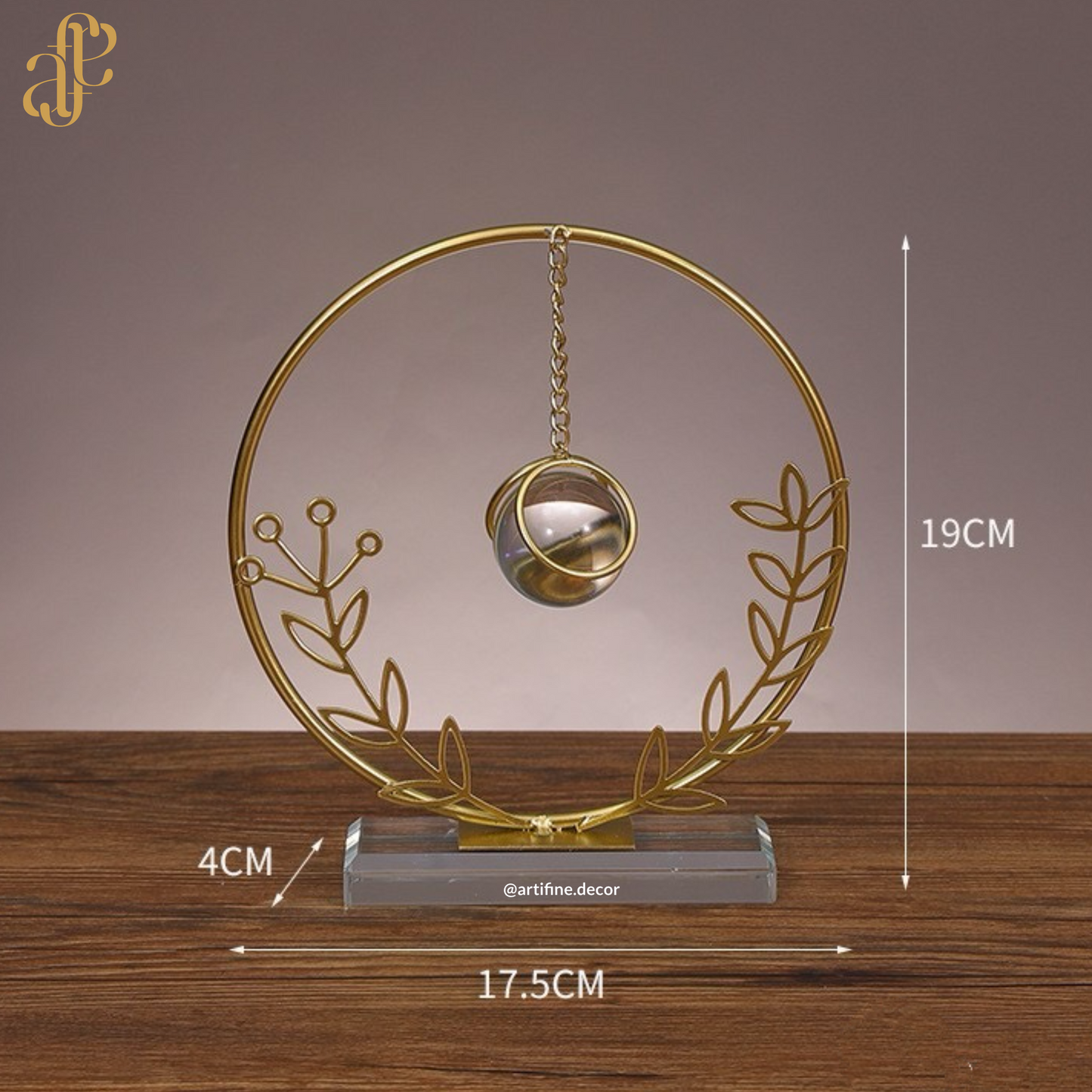 Golden Balance Crystal Sculpture Collection