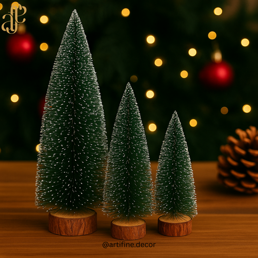 🎄 Mini Christmas Tree Set – Cozy, Festive & Perfect for Holiday Styling
