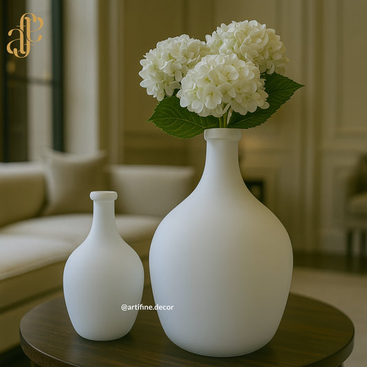 Matte Vase Set – Minimalist Elegance
