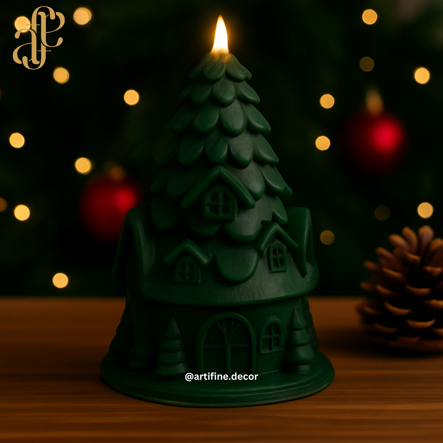 Christmas House Candle! ❤️✨ Natural Candle