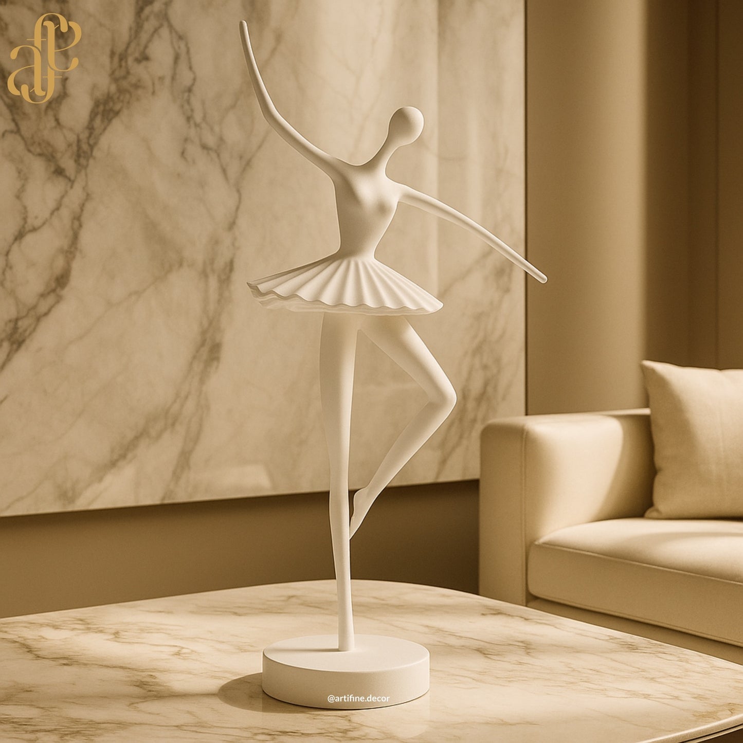 Ballerina Sculptures – Set of 2