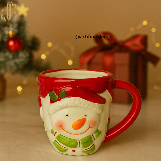 ⛄ Snowman Christmas Mug – Cozy Up With Holiday Cheer! 🎄