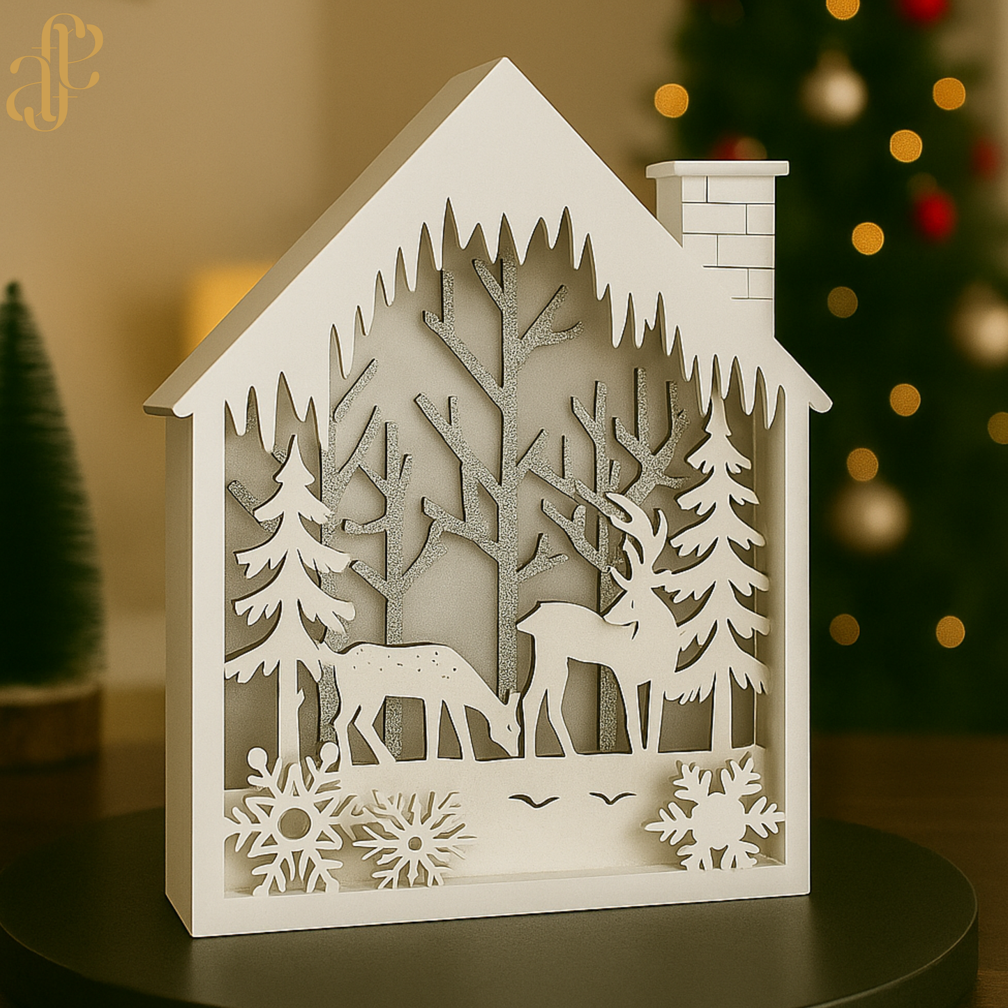 🏠 Christmas Winter House Décor – Cozy, Elegant & Festive