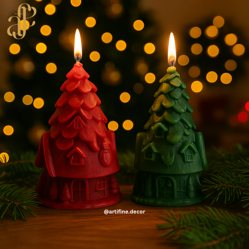 Christmas House Candle! ❤️✨ Natural Candle