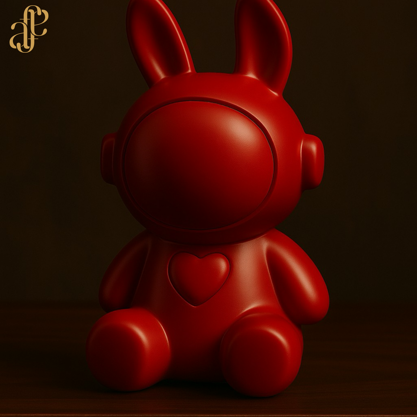 Snoopy With a Red Heart & Red Bunny