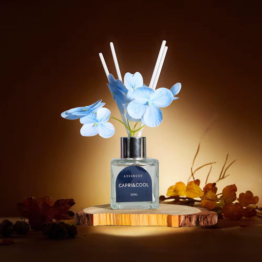 Reed Diffuser with flower bouquet