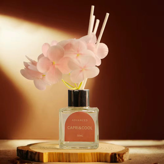 Reed Diffuser with flower bouquet