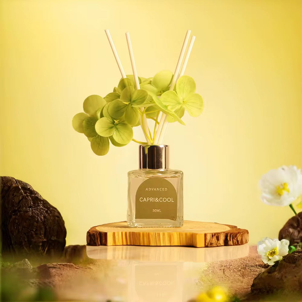 Reed Diffuser with flower bouquet