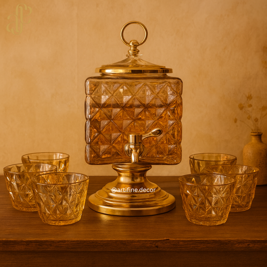 Drinks Dispenser with 6 Cups