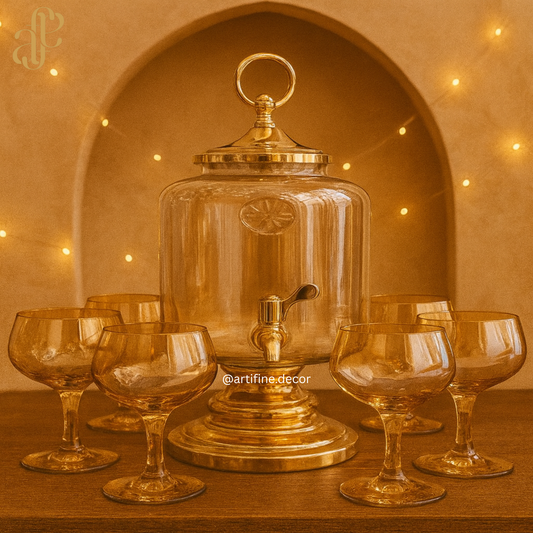 Dispenser set with 6 Cups