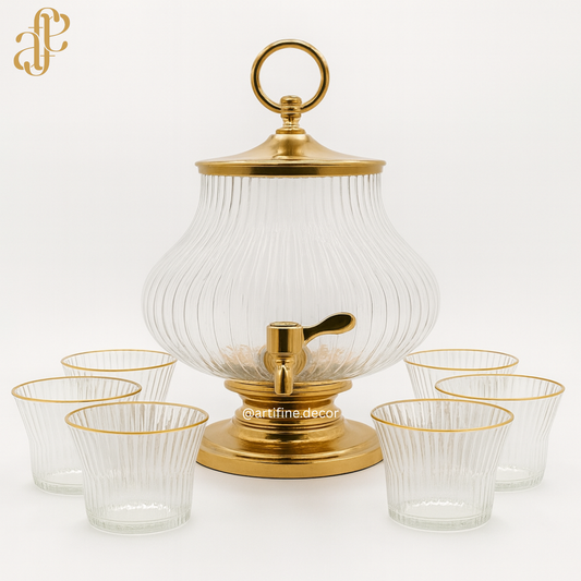 Dispenser set with 6 cups
