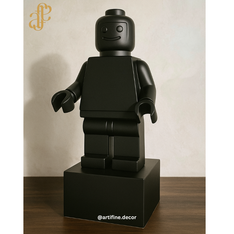 Modern Lego-Inspired Figures – Available in White or Black