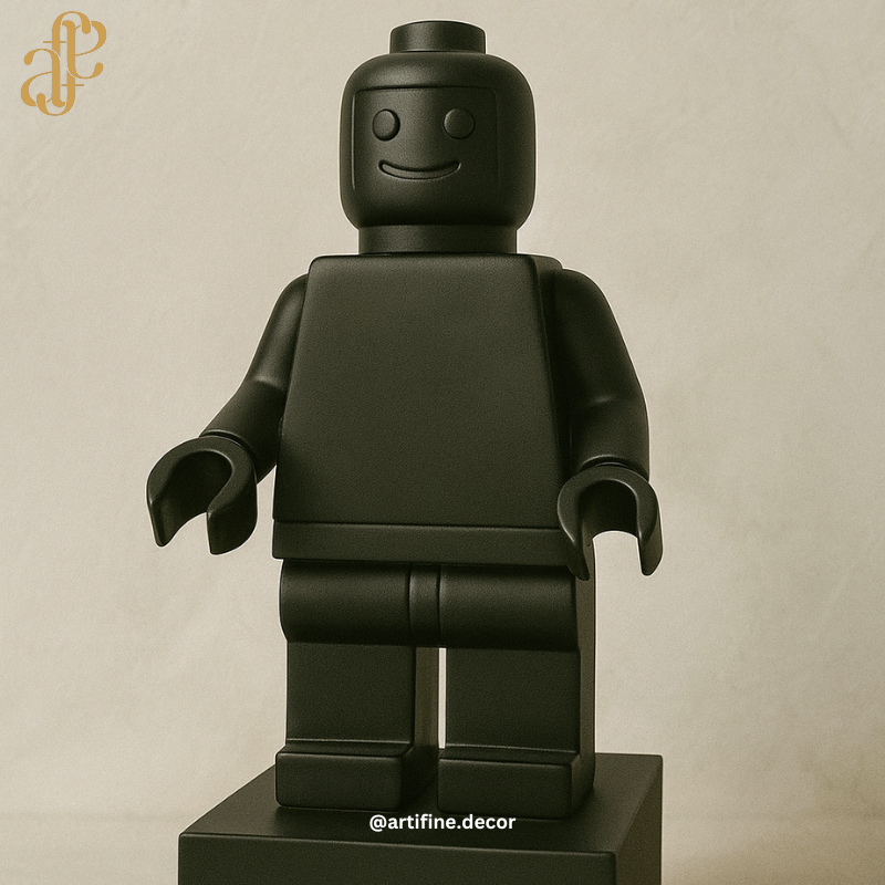Modern Lego-Inspired Figures – Available in White or Black