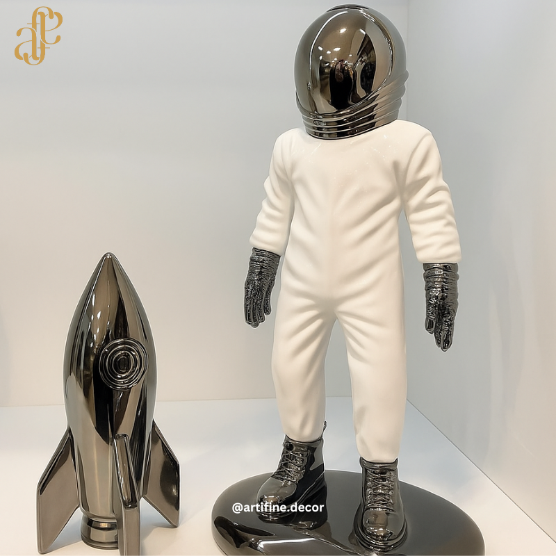 Luxury Astronaut Sculpture – Modern Space Décor
