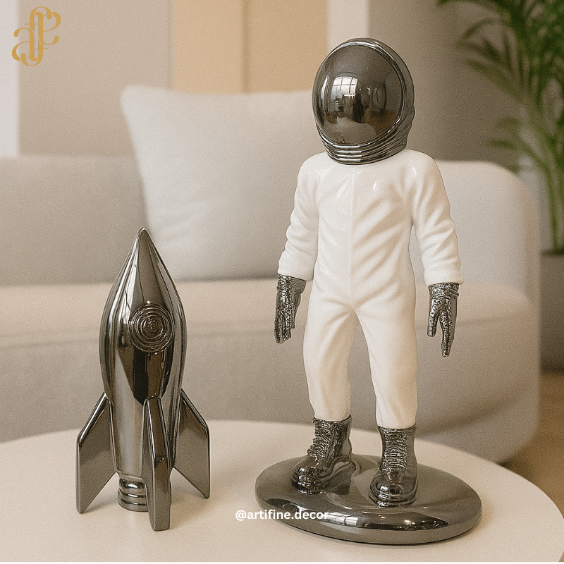 Luxury Astronaut Sculpture – Modern Space Décor