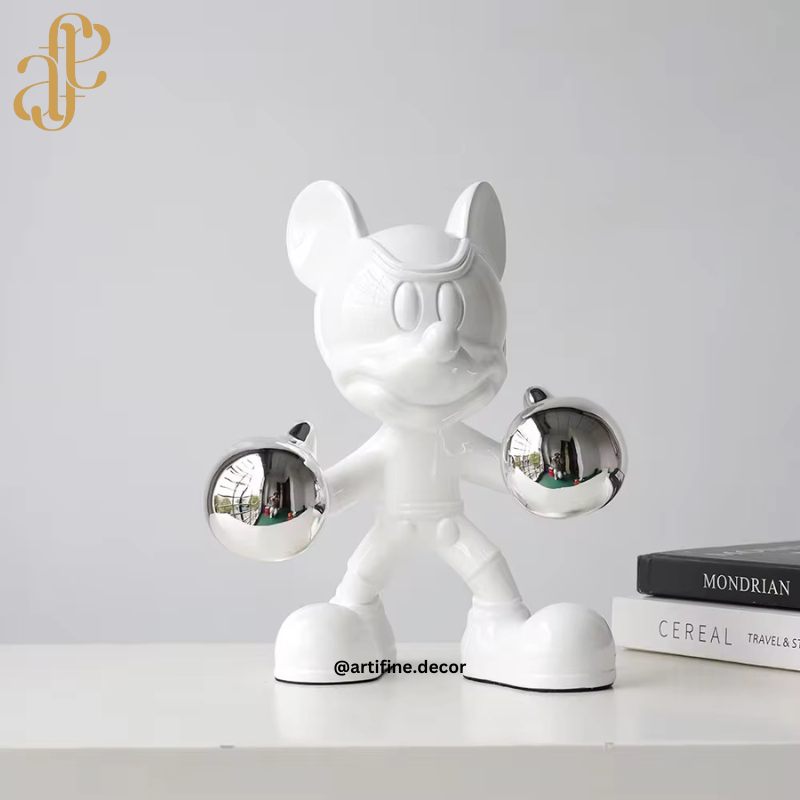 Boxing Mickey Sculpture – Modern, Bold & Eye-Catching