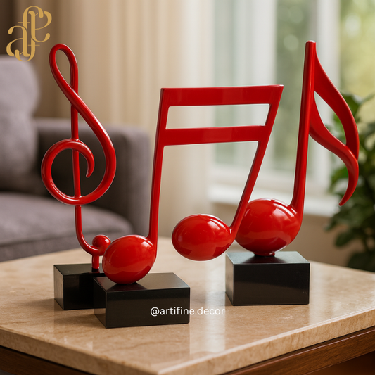Musical Note Sculptures – Bold, Modern & Artistic