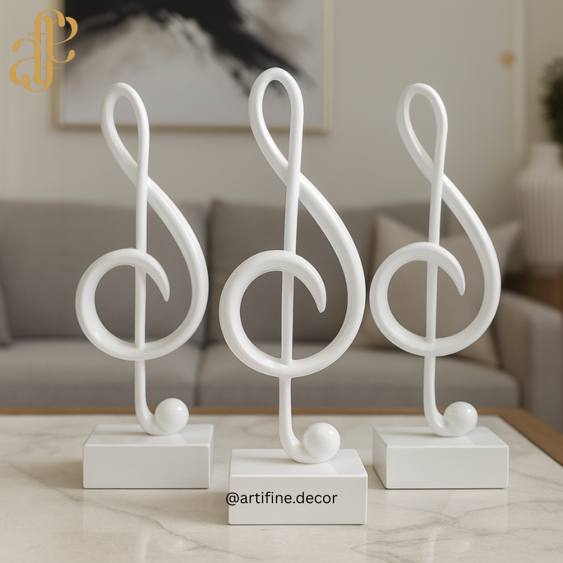 Musical Note Sculptures – Bold, Modern & Artistic