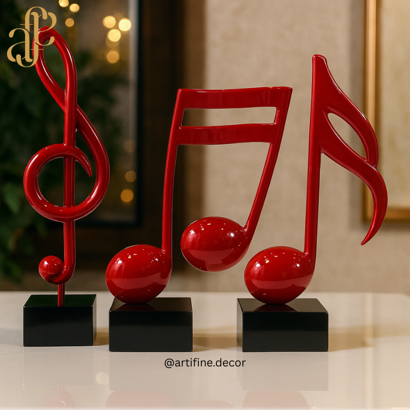 Musical Note Sculptures – Bold, Modern & Artistic