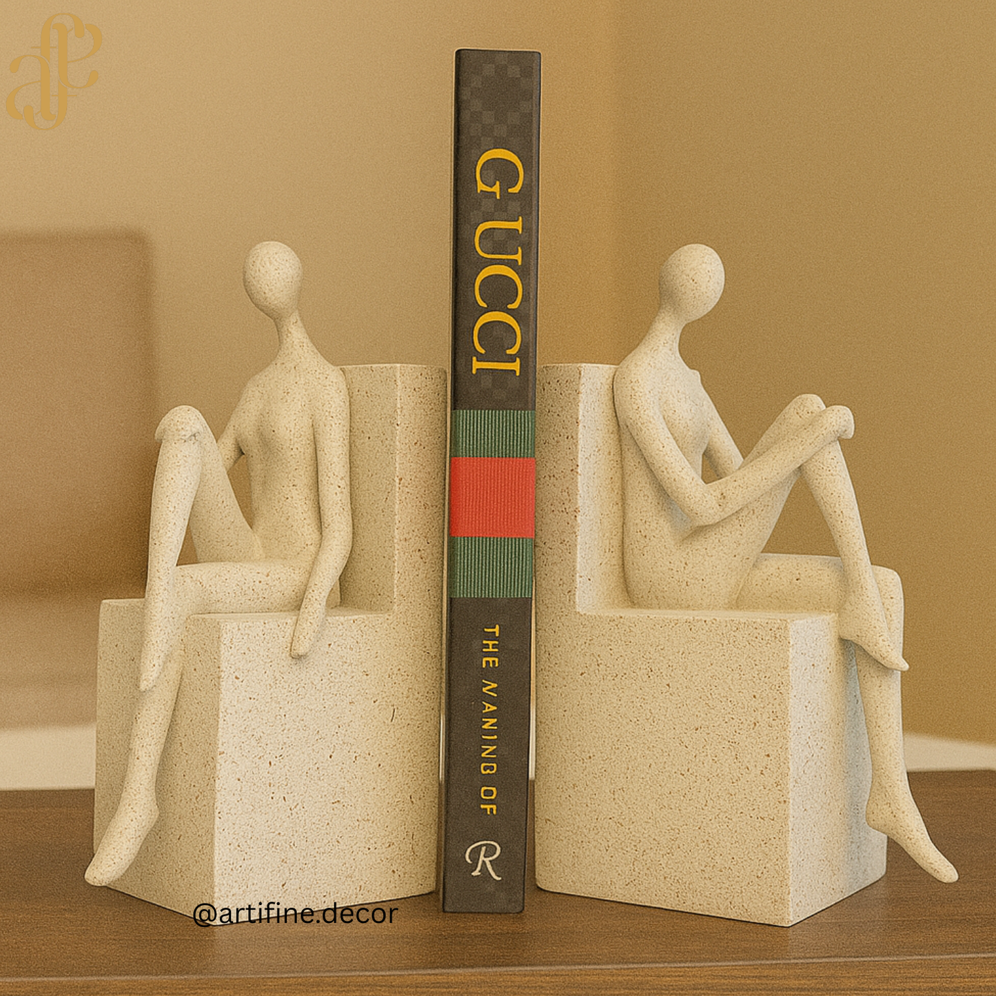 Minimalist Sculpted Bookend Set – 2 Pieces